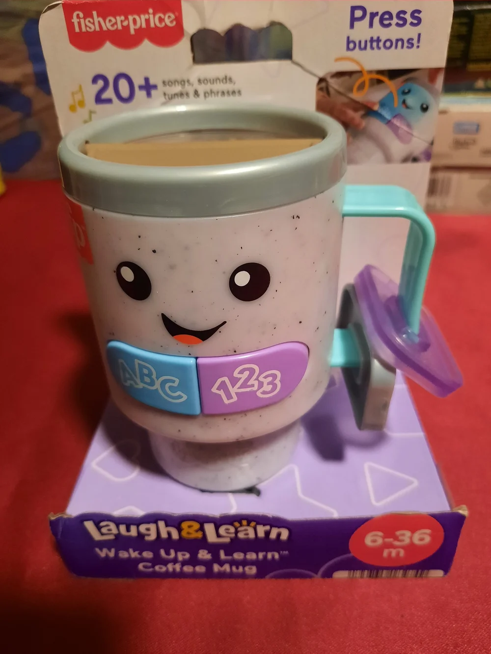 Fisher-Price Laugh & Learn Light-Up Singing Learning Coffee Mug
